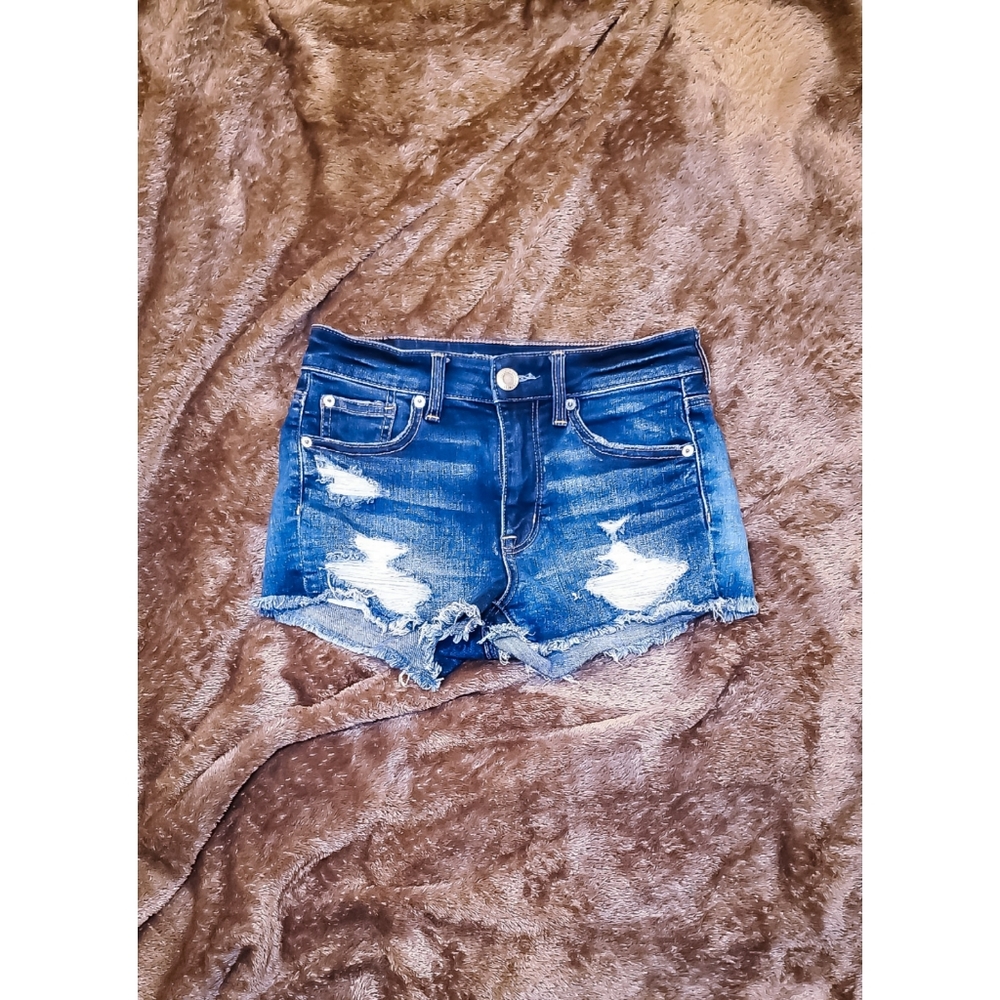 American Eagle High Rise Jean Shorts
